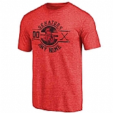 Men's Ottawa Senators Fanatics Branded Personalized Insignia Tri Blend T-Shirt Red FengYun,baseball caps,new era cap wholesale,wholesale hats